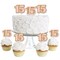Big Dot of Happiness Mis Quince Anos - Dessert Cupcake Toppers - Quinceanera Sweet 15 Birthday Party Clear Treat Picks - Set of 24